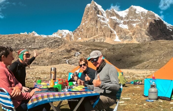 Hora del almuerzo en Pampa Elefante